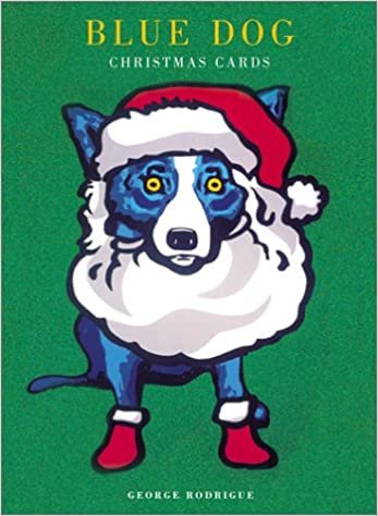 Blue Dog Christmas Cards: Ho Ho Ho