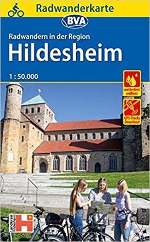 BVA Radwanderkarte Radwandern in der Region Hildesheim, 1:50.000, reiß- und wetterfest, GPS-Tracks Download (Radwanderkarte 1:50.000) indir