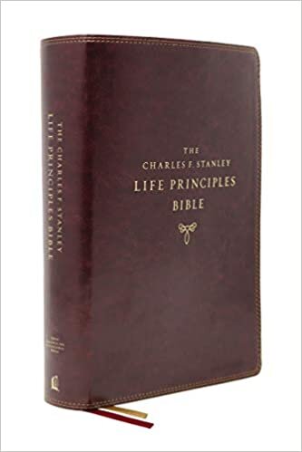 NASB, Charles F. Stanley Life Principles Bible, 2nd Edition, Leathersoft, Burgundy, Thumb Indexed, Comfort Print: Holy Bible, New American Standard Bible indir