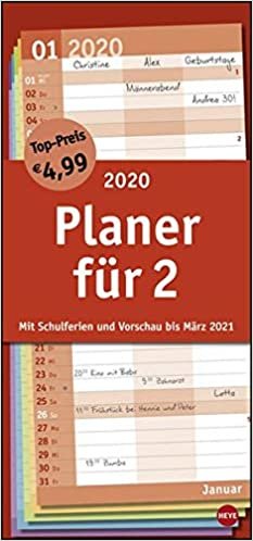 Planer für zwei Basic 2020