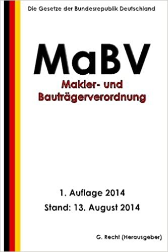 Makler- und Bauträgerverordnung - MaBV indir