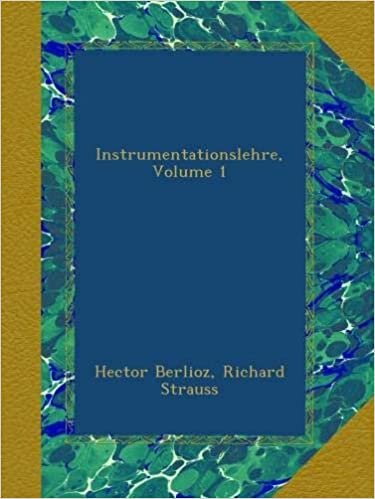 Instrumentationslehre, Volume 1