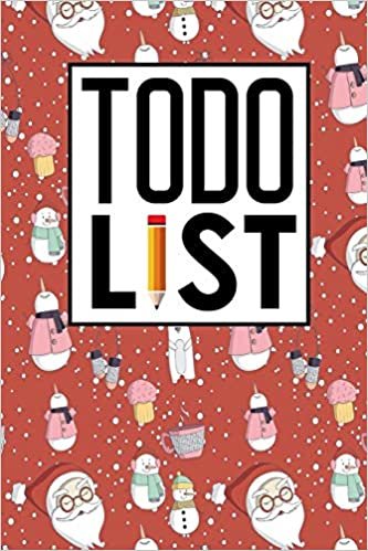 To Do List Notebook: Checklist Daily, To Do Chart, Daily To Do Checklist, To Do List Notes, Agenda Notepad For Men, Women, Students & Kids, Cute Winter Snow Cover: Volume 43 (To Do List Notebooks) indir