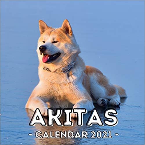 Akitas: 2021 Calendar, Cute Gift Idea For Akitas Lovers Or Owners Men And Women