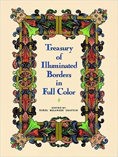 Treasury of Illuminated Borders in Full Colour (Dover Pictorial Archive Series)