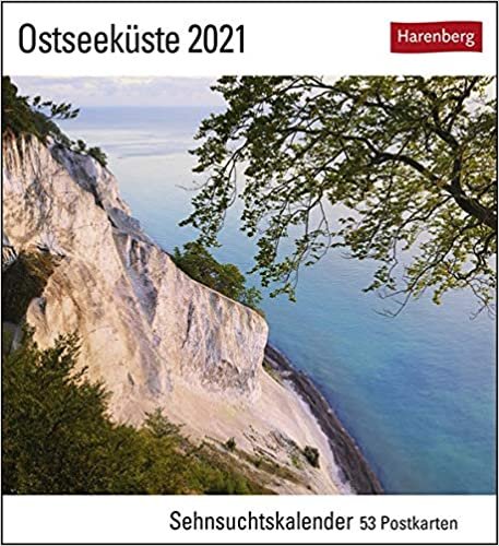 Ostseeküste 2021: Sehnsuchtskalender, 53 Postkarten indir