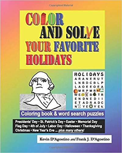 Color And Solve Your Favorite Holidays