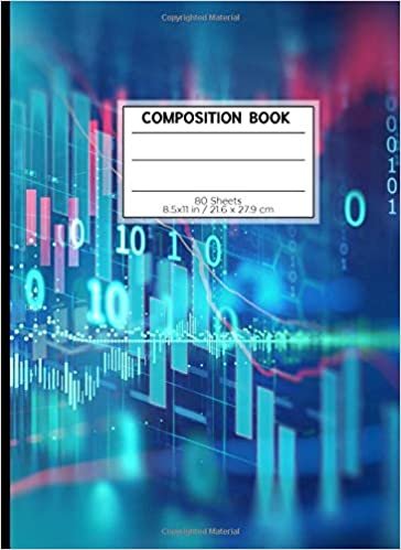COMPOSITION BOOK 80 SHEETS 8.5x11 in / 21.6 x 27.9 cm: A4 Lined Ruled Notebook | "Binary" | Workbook for s Kids Students Boys | Writing Notes School College | Grammar | Languages