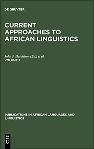 Current Approaches to African Linguistics. Vol 7: v. 7 (Publications in African Languages and Linguistics)