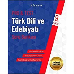 Bilfen Yayınları 9. Sınıf Türk Dili ve Edebiyatı Soru Bankası