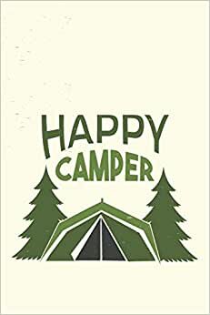 Happy Camper: 6x9 Inch Graph Paper Notebook, 120 pages