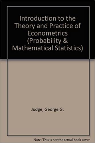 Introduction to the Theory and Practice of Econometrics (Probability & Mathematical Statistics S.)