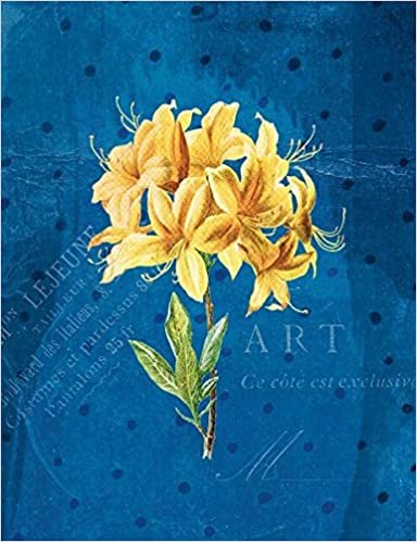 Die Gärten der Künstler Großes Notizheft (A5) Motiv Gelbe Orchidee indir