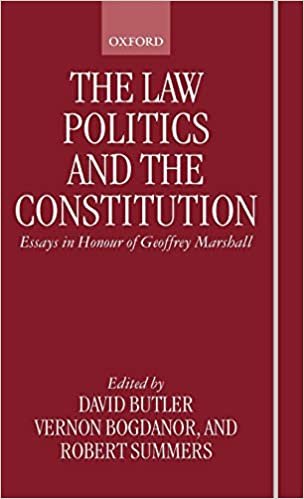 The Law, Politics, and the Constitution: Essays in Honor of Geoffrey Marshall: Essays In Honour of Geoffrey Marshall