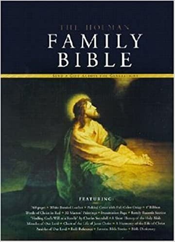KJV HOLMAN FAMILY BIBLE WHITE BONDED LEATHER indir