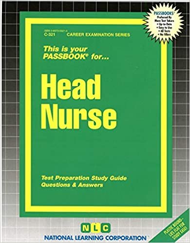 Head Nurse (Passbooks)