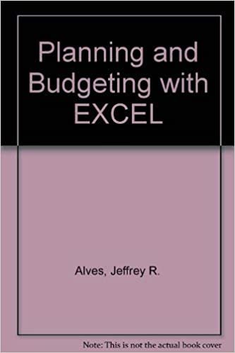 Planning and Budgeting with EXCEL