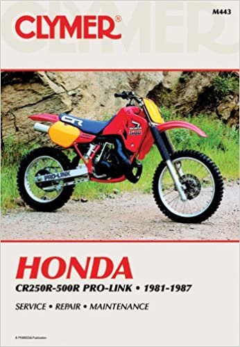 Honda CR250-500R Prolink, 1981-87: Clymer Workshop Manual indir
