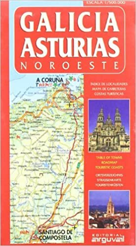 MAPA GALICIA-ASTURIAS (NOROESTE) (MAPAS DE CARRETERAS)