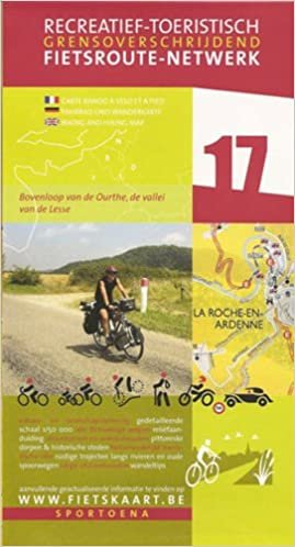 Ourthe spring 17 Lesse Valley biking &  hiking map indir