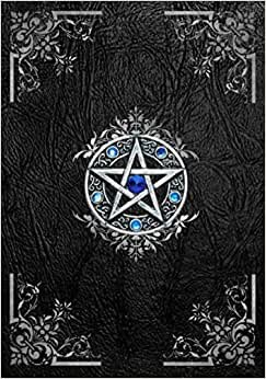 Book Of Shadows: Blank Dotted Journal | Empty Grimoire Notebook | 150 Pages, Large Format | Beautiful Decorated Interior | Pentagram Cover | Witch Wiccan Supplies and Tools Spellbook
