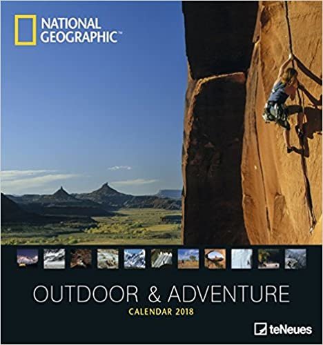 2018 Outdoor & Adventure Calendar - National Geographic - Wall Calendar-  45 x 48cm