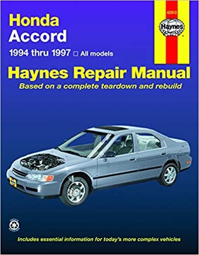 Honda Accord (94 - 97) (Haynes Automotive Repair Manuals)
