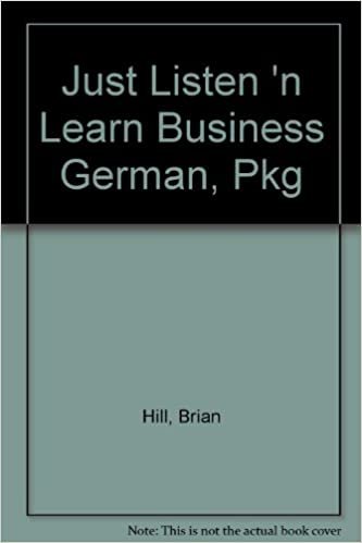 Business German [With 2 Paperback] (Just Listen 'N Learn)