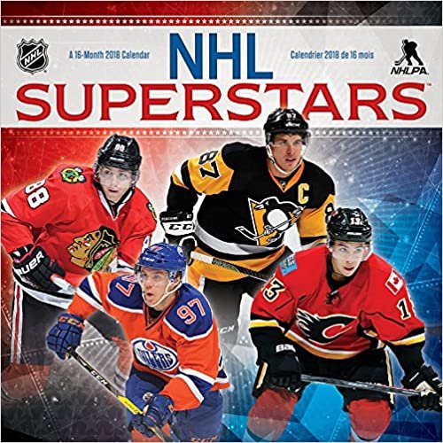 NHL Superstars 2018 Calendar