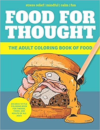 Food for Thought: The Adult Coloring Book of Food indir