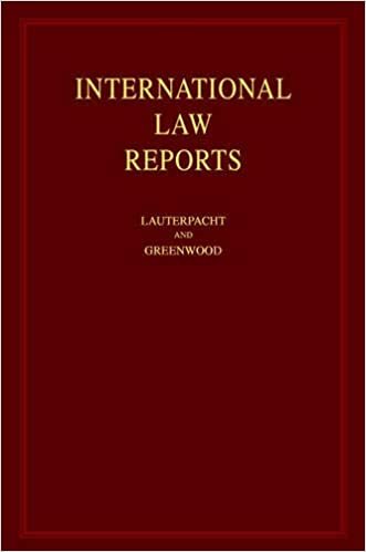 International Law Reports 160 Volume Hardback Set: International Law Reports: Volume 98