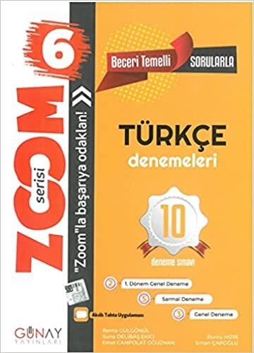 Günay Yayınları 6. Sınıf Türkçe Zoom Serisi 10 Deneme indir