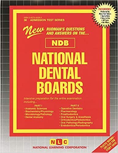 NATIONAL DENTAL BOARDS (NDB) (1 VOL.): Passbooks Study Guide (Admission Test Series (Ats))