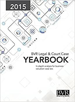 BVR Legal & Court Case Yearbook 2015 indir