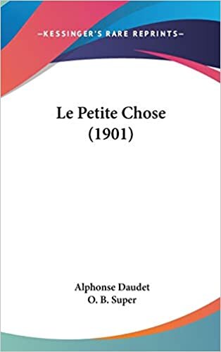Le Petite Chose (1901)