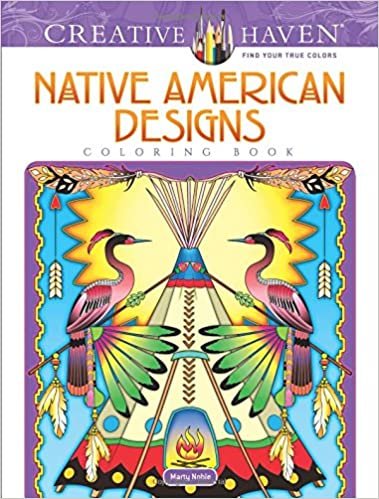 Creative Haven Native American Designs Coloring Book (Adult Coloring) (Creative Haven Coloring Books) indir