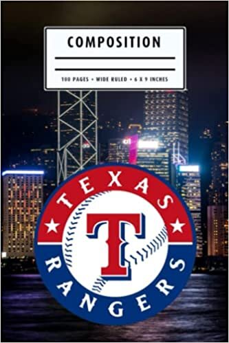 New Year Weekly Timesheet Record Composition : Texas Rangers Notebook | Christmas, Thankgiving Gift Ideas | Baseball Notebook #4