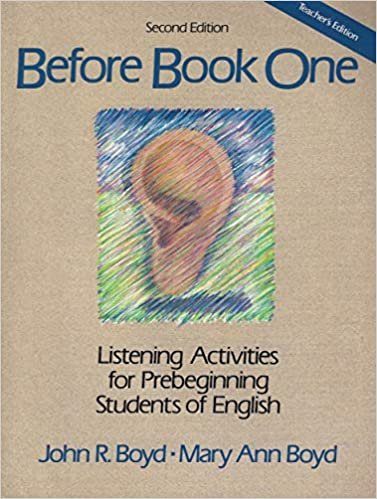Before Book One: Listening Activities for Pre-Beginning Students of English/Teachers Edition: Learning Activities for Prebeginning Students of English: Instructor's Manual