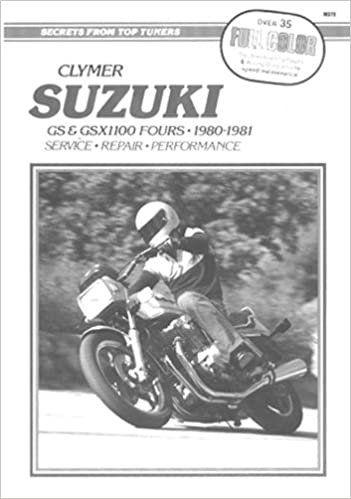 Suzuki Gs1100 Fours 80-81: Clymer Workshop Manual