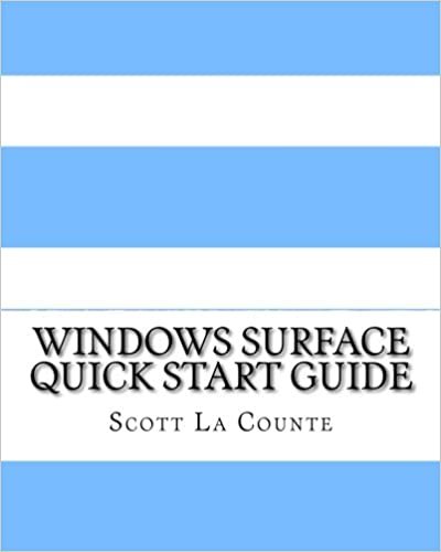 Windows Surface Quick Start Guide: And Windows RT Too