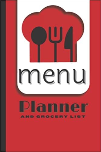 Menu Planner and Grocery List: Meal Planning Notebook