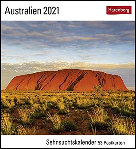 Australien 2021: Sehnsuchtskalender, 53 Postkarten