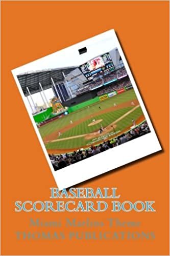 Baseball Scorecard Book: Miami Marlins Theme