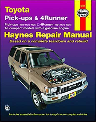 Toyota Pickups and 4-Runner, 1979-1995 (Haynes Manuals) indir