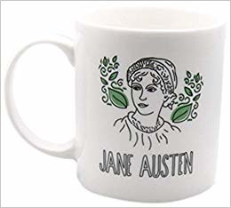 Kupa (Porselen) - Portreler Serisi - Jane Austen