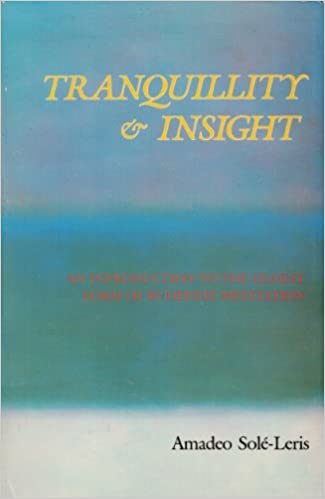 Tranquillity and Insiight: an Introduction to the Oldest Form of Buddhist Meditation