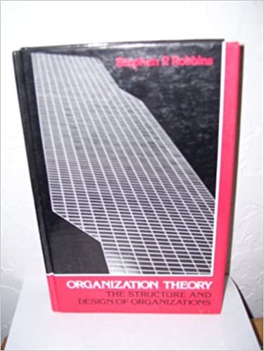 Organizational Theory: The Structure and Design of Organizations