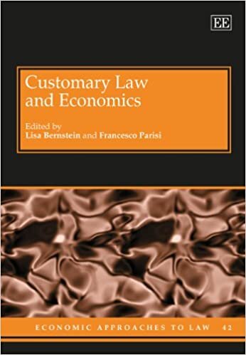 Customary Law and Economics (Economic Approaches to Law, Band 42)