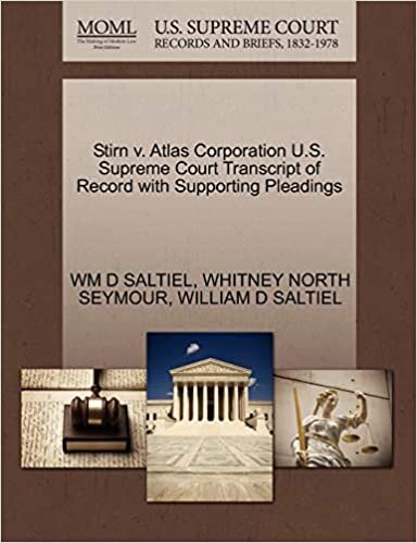 Stirn v. Atlas Corporation U.S. Supreme Court Transcript of Record with Supporting Pleadings indir