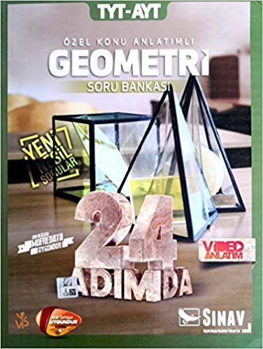 Sınav TYT AYT 24 Adımda Geometri Özel Konu Anlatımlı Soru Bankası-YENİ